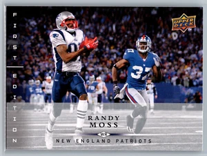 2008 Randy Moss Upper Deck First Edition Football #86 NFL Football Card - Picture 1 of 2
