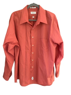 VanHuesen size 17 1/2  34/35 mens coral button up long sleeve  - Image 1 of 3