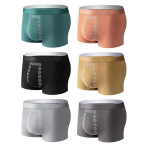1*Magnetic Energy Energetic Field Therapy Men Boxe r Briefs Underwear Underpants - Picture 1 of 33