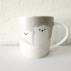 Starbucks Christmas 2016 Holiday Polar Bears in Snow Ceramic Mug 8 oz - Picture 1 of 4