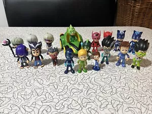 Lot of PJ Mask Figures Wolfies KEVIN Villians Night Ninja LUNA ROMEO & MORE USED - Picture 1 of 24