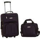 Purple Outdoor Travel 2-Piece Carry On Luggage Set 13.00 x 7.50 x 19.00 Inches