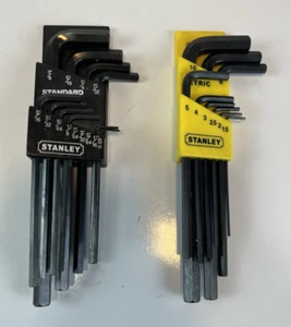 Stanley Allen Wrenches Hex Keys Standard Metric Lot of 2 READ - Picture 1 of 6