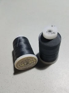 BUTTONHOLE THREAD SPOOL/Size B/BELDING CORTICELLI/SILCORA MACHINE TWIST SILAMIDE - Picture 1 of 13