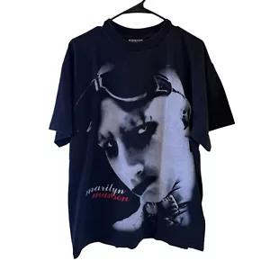 Marilyn Manson No Time to Discriminate Washed Vintage Reprint Tultex Tag Gr. XL - Bild 1 von 5