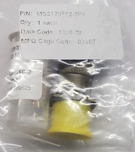 Montaje de panel conector MS3120F12-3PY, 3 pIn  - Imagen 1 de 4