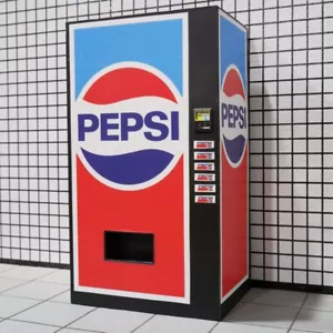Miniature 1/12 Vending Machine Pepsi fit for SHF Figma NECA Marvel Legend - Picture 1 of 2
