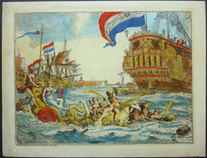 Rare eau-forte de Ludolf BACKHUYSEN Amsterdam - Picture 1 of 6