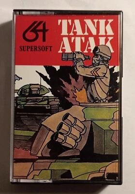 TANK ATAK - RARE Supersoft - Commodore 64 C64 - TESTED See photos - Image 1 of 4