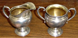 Set crema e zucchero vintage Wallace argento sterling: 8 once Avd: fusione circa $ 220 - Foto 1 di 1