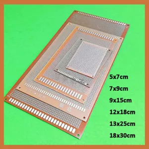 Lötplatine 5x7cm 7x9cm Lochraster PCB Prototype Leiterplatte Platine Breadboard - Bild 1 von 6