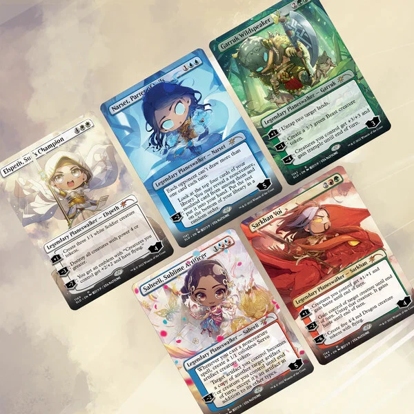 Magic The Gathering Secret Lair LI’L’ER WALKERS Estándar Hasbro Pulso Con Sellado EN MANO Foto 1 de 1