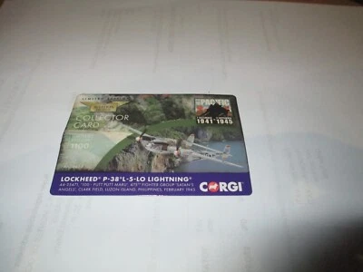 CORGI LOCKHEED P-38L-5 LO LIGHTNING   (LIMITED CERTIFICATE NO 0015 ONLY) - Image 1 of 2