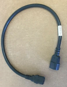 POWERFIG PFC1414E24 POWER CORD 15A 250VAC 2FT 3/C 14AWG YUNG LI BLACK - Picture 1 of 4