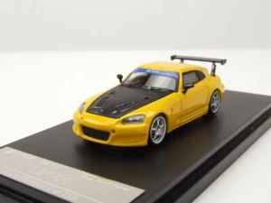 Honda S2000 amarillo negro coche modelo 1:64 Street Weapon - Imagen 1 de 9