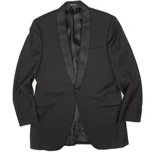 Sartoria Castangia Mens Dinner Jacket 40L Black Shawl Lapel Tuxedo Formal Coat  - Picture 1 of 8