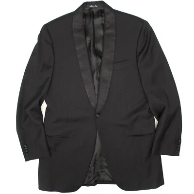 Sartoria Castangia Mens Dinner Jacket 40L Black Shawl Lapel Tuxedo Formal Coat  - Image 1 of 4