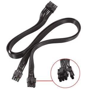 For Seasonic PSU P-860 P-1000 X-1050 Power 12Pin To Dual 8pin CPU Power Cable - Picture 1 of 7
