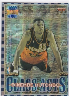 1996-97 Topps Stadium Club Atomic Refractor - Class Acts #CA 10 Iverson/Mutombo Foto 1 de 2