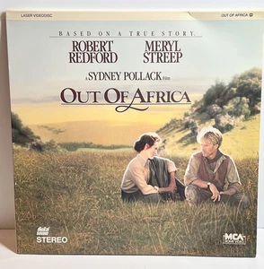 Out Of Africa Robert Redford and Meryl Streep Laserdisc LD Sydney Pollack  - Picture 1 of 2