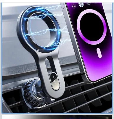 MagSafe-Compatible Car Phone Mount | Magnetic Vent Holder for iPhone 14/15/16/17 - Image 1 of 4