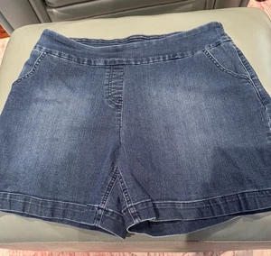 Pantaloncini corti Westbound denim pull on taglia 14 cuciture interne 5,5 - Foto 1 di 8