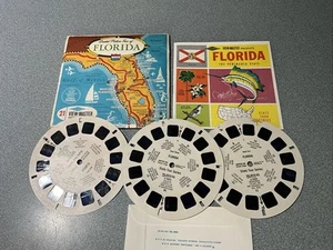 1960's VIEWMASTER 3 Reels SET W/ BOOKLET VIEW-MASTER SAWYERS FLORIDA - Picture 1 of 3
