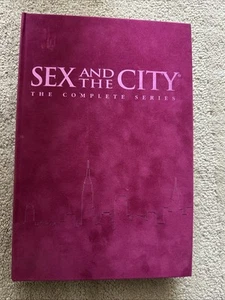 Sex and the City Complete Series All 6 Seasons Box Set W/ Pink Velvet Case DVD - Picture 1 of 12