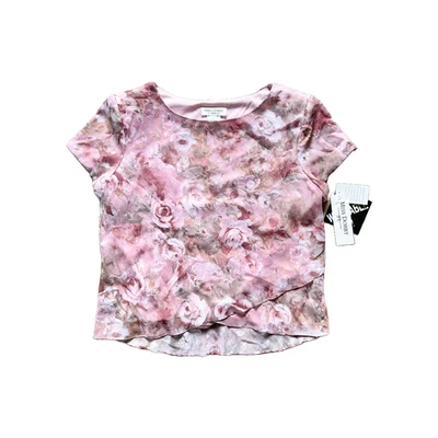 Top Floral Miss Dorby De Colección Deadstock Rosa Femenino Romántico Coqueta Grannycore Foto 1 de 4