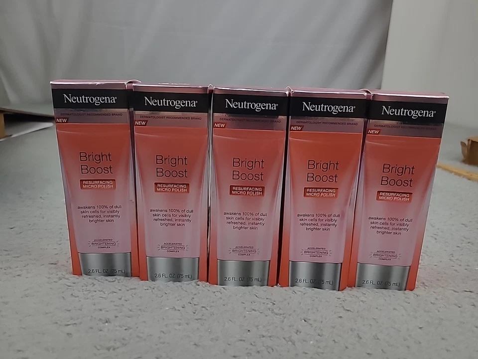 2x Neutrogena Bright Boost Resurfacing Micro Polish Accelerated Brightening