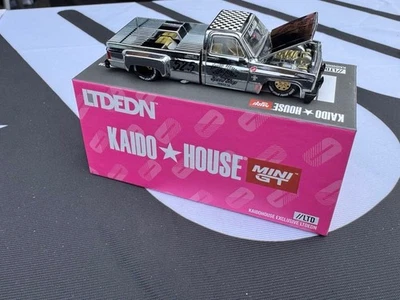 KAIDO House LTDEDN Chrome Silverado Dually Hot Rod Fuji Speedway Limited MINI GT - Image 1 of 3