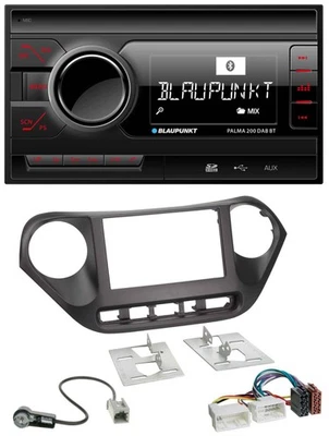 Blaupunkt MP3 Bluetooth DAB 2DIN SD USB Autoradio für Hyundai i10 (ab 2013) - Bild 1 von 4