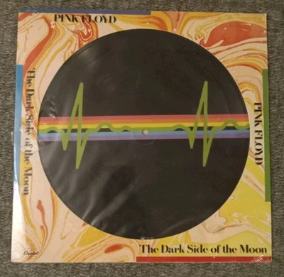 Pink Floyd PICTURE DISC Dark Side Of The Moon LP 1978 SEALED! RARE! - Image 1 of 4