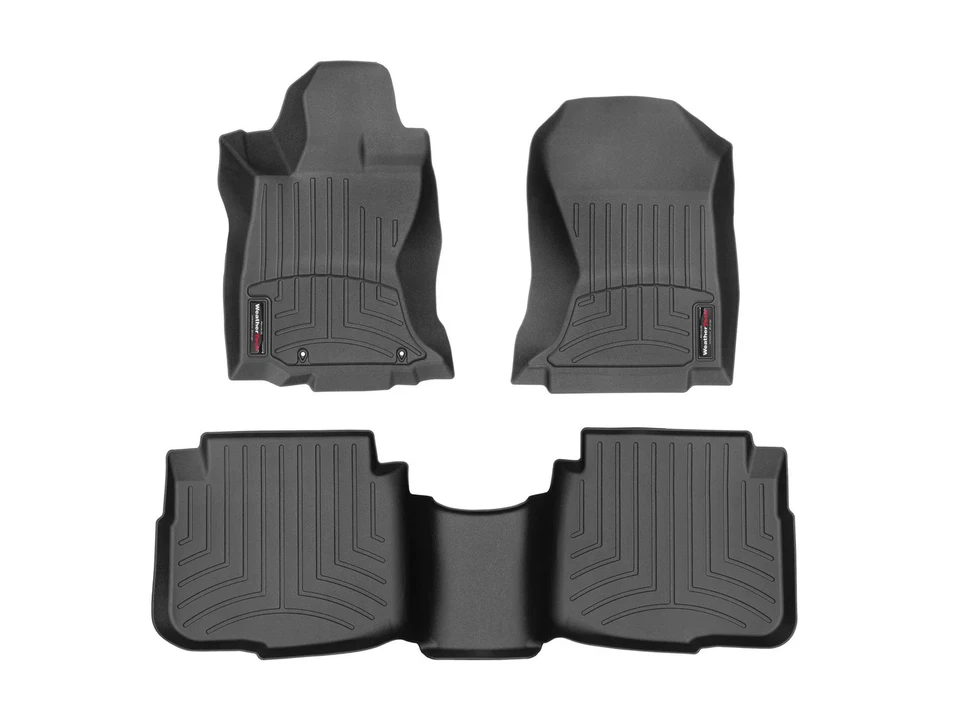 WeatherTech FloorLiner para Subaru Legacy 2020-2025 - 1ª y 2ª fila, negro Foto 1 de 4