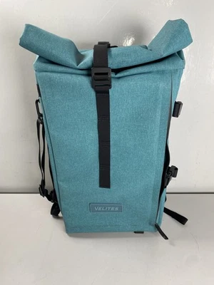 Mochila urbana Velites tela rinoceronte azul Foto 1 de 4