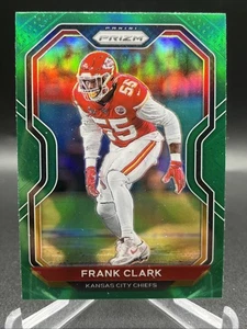 2020 Panini Prizm Football Green Frank Clark Kansas City Chiefs #126 - Picture 1 of 2