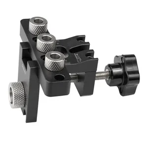 Woodworking Triple-Position Drilling Jig Log Tenon Positioning Drilling Tool - Picture 1 of 15