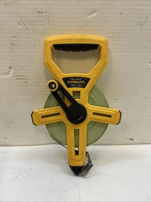 6611IM Feet/Inches and Metric Fiber Tape Reel with Double Nylon Coated Fiberg... - Image 1 of 2