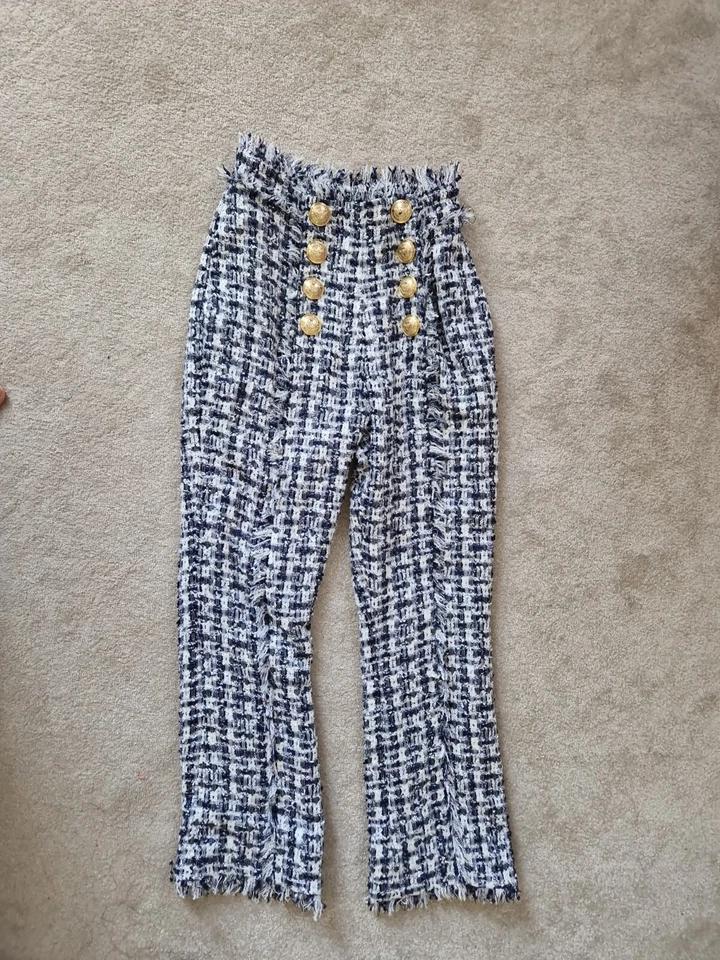 Balmain houndstooth trousers - Image 1 of 4