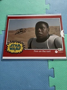 Autógrafo Topps Star Wars Authentics 8x10 John Boyega Finn - Imagen 1 de 1