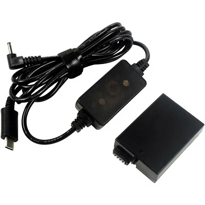 Adaptador convertidor USB-C DC para cámara digital Canon SLR ACK-E8 repuesto Foto 1 de 4