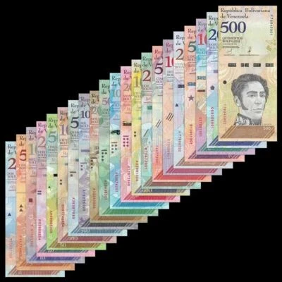Mazuma *F856 Venezuela 2013-18 2 - 20,000 Bolivares Total 21Pc (Random) Set UNC - Image 1 of 2