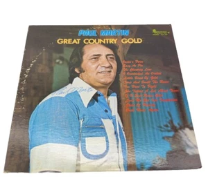 Vintage 1979 Paul Martin Great Country Gold Album Record Vinyl Mountain Records - Imagen 1 de 10