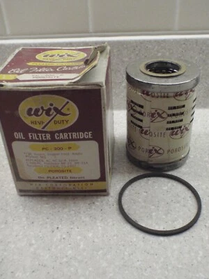 Cartucho/junta tórica de filtro de aceite WIX #PC-300-P, Austin-Ford-Anglia-Prefecto-MG inglés Foto 1 de 4
