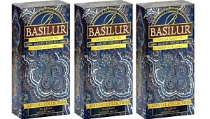 Basilur Magic Night Orintal Tea collection Black Tea, 25 bags x 03 packs