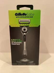 Gillette Labs Men's Razor with Exfoliating Bar with Razor Stand & 2 Cartridges - Picture 1 of 2
