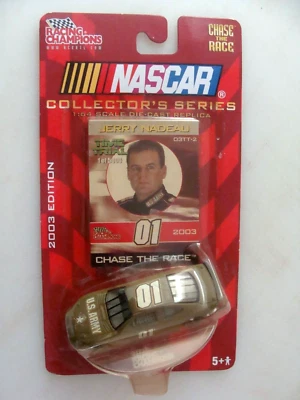 #01 JERRY NADEAU 美国军队 PONTIAC 赛车冠军 2003 1: 64 汽车 NASCAR — 第 1/4 张图片