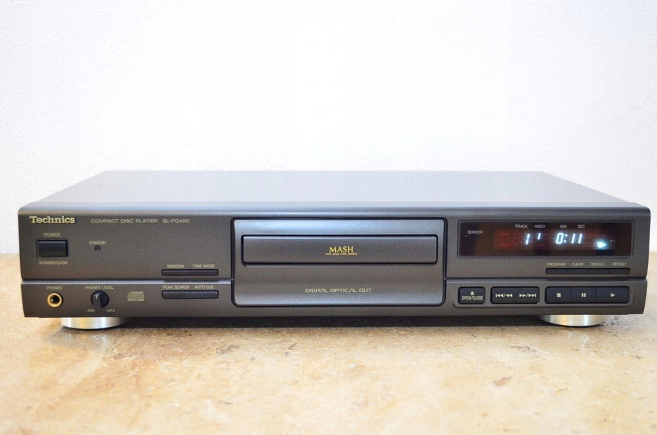 Technics SL-PG490 Compact Disc CD Player 1Bit DAC Hi-fi Separate + Controllers - Image 1 of 1