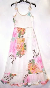 APRIL DAZE BOUTIQUE Women's Boho Floral Print Maxi Dress (Size S/Small) NEW  - Picture 1 of 6