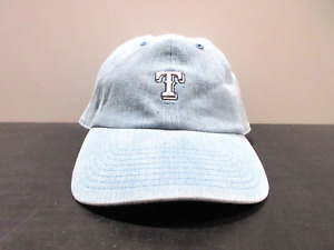 Texas Rangers Hat Cap Strap Back Blue White MLB Baseball Womens Ladies